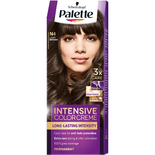 Боя за Коса PALETTE Intensive Color Creme N4 Светло Кафяв 110мл 1