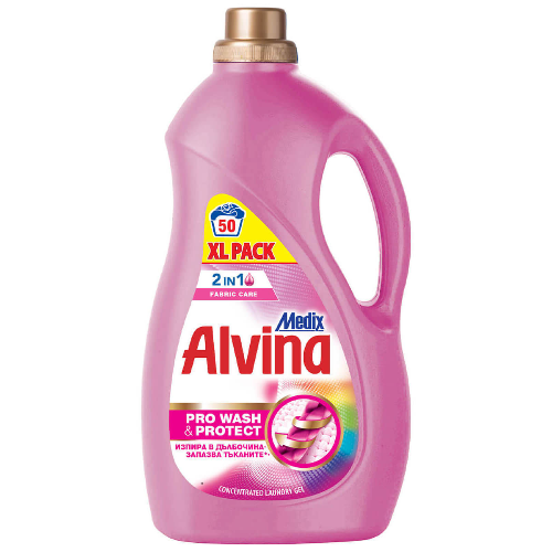 Течен Препарат за Пране MEDIX ALVINA 2in1 Fabric Care 2,75л