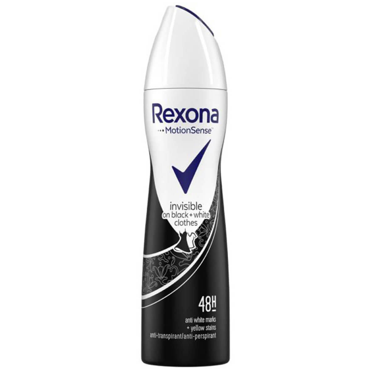 Дезодорант REXONA Invisible on Black + White Clothes 150мл 1