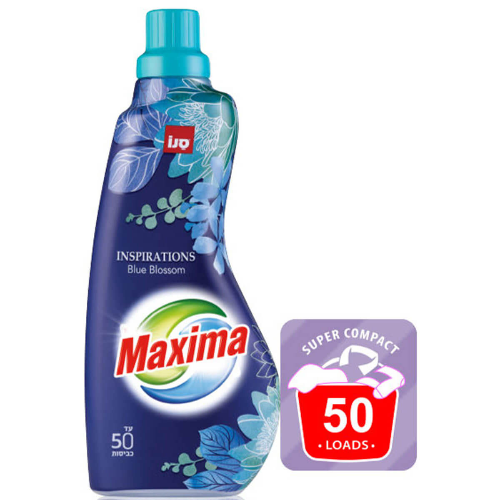 Омекотител SANO Maxima Сини Цветя 50 пранета 1л 1