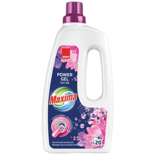Гел за Пране SANO Maxima Soft Silk 1л Розов 1