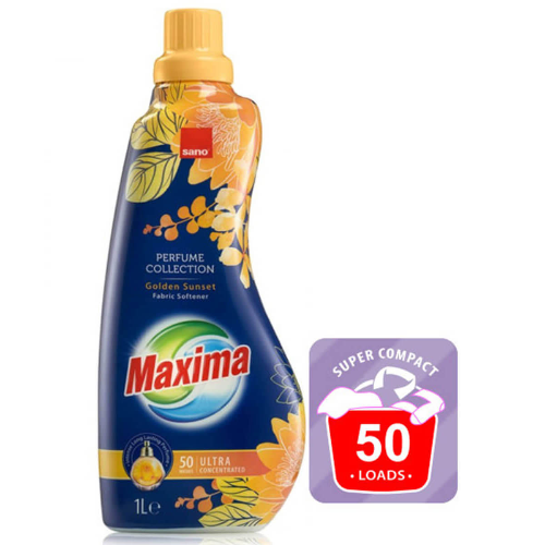 Омекотител SANO Maxima Golden Sunset 50 пранета 1л Златен Жълт 1
