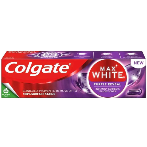 Паста за Зъби COLGATE Max White Purple Reveal 75мл 1