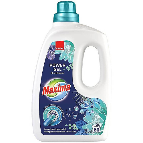Гел за Пране SANO Maxima Сини Цветя 3л Розов 1