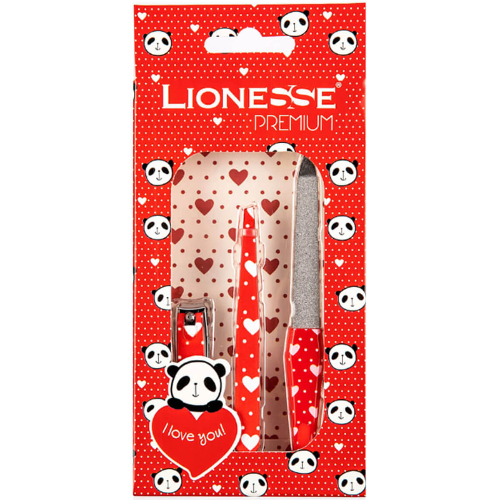 Сет LIONESSE Пила/Пинсета/Нокторезачка Панда 1