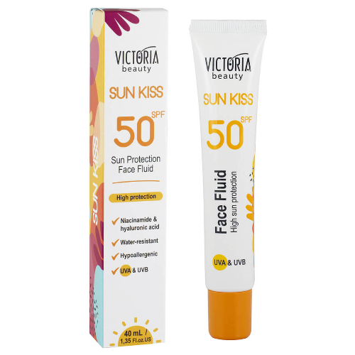 Флуид за Лице VICTORIA BEAUTY Sun Kiss SPF50 40мл 1
