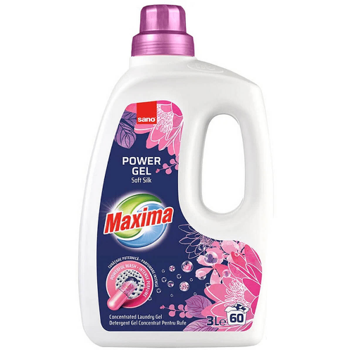 Гел за Пране SANO Maxima Soft Silk 3л Розов 1