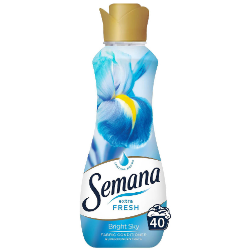 Омекотител SEMANA Extra Fresh Bright Sky 800мл Син 1