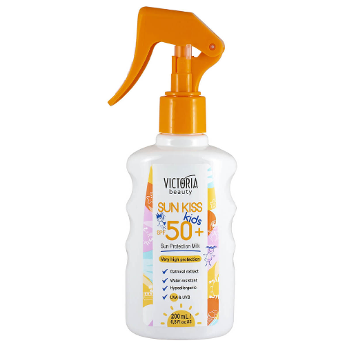 Слънцезащитно Мляко за Деца VICTORIA BEAUTY Sun Kiss SPF50 200мл 1