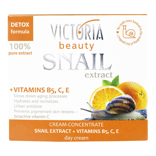 Дневен Крем за Лице VICTORIA BEAUTY Snail Extract с Витамини 50мл 1