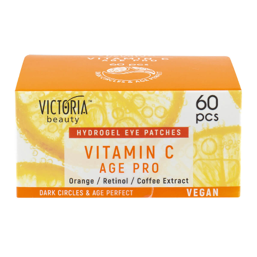 Хидрогел Пачове за Под Очи VICTORIA BEAUTY Age Pro с Витамин C 60бр 1