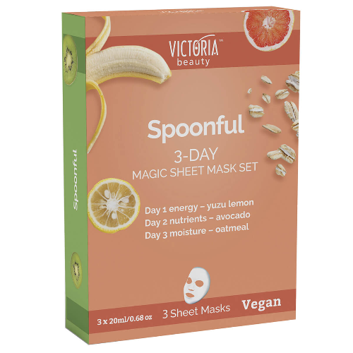 Комплект от Шийт Маски VICTORIA BEAUTY Spoonful 3-дневна 3х20мл 1