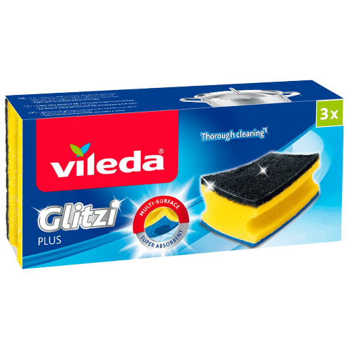 Кухненска Гъба VILEDA GLITZI 3бр 1