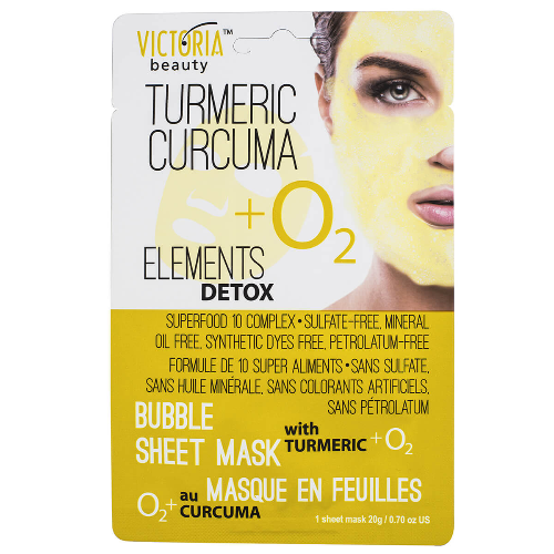 Маска за Лице VICTORIA BEAUTY Elements Bubble с Куркума 10мл 1