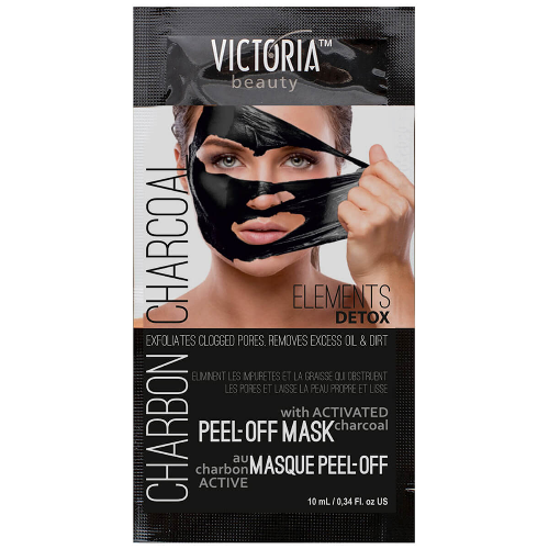 Маска за Лице VICTORIA BEAUTY Elements Peel-Off с Активен Въглен 10мл 1