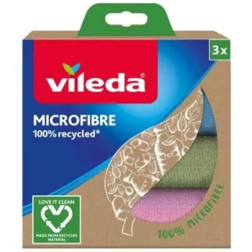 Микрофибърна Кърпа VILEDA Recycled 3бр 1