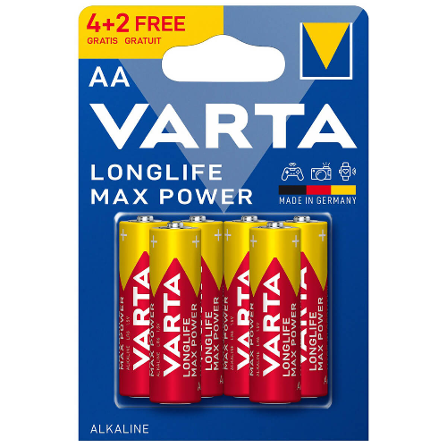 Алкални Батерии VARTA MAX POWER AA 4+2бр 1