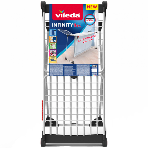 Сушилник за Дрехи VILEDA Infinity Flex 30м Бял 1