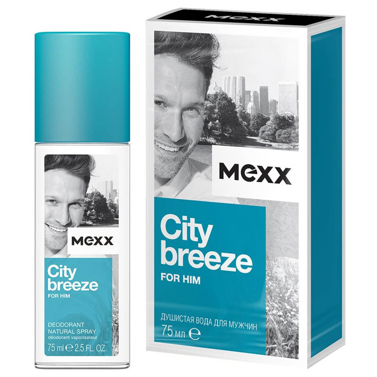 Дезодорант MEXX CITY BREEZE MEN 75мл 1