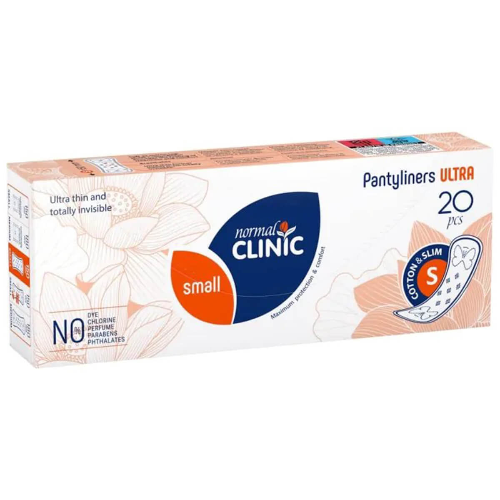 Ежедневни Дамски Превръзки NORMAL CLINIC Cotton 20бр 1