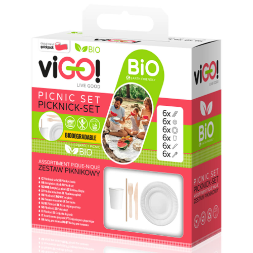 Пикник Комплект VIGO! BIO кутия 36бр 1