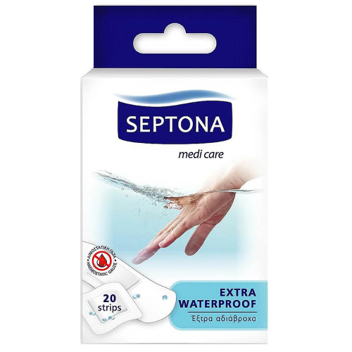 Пластири SEPTONA Aqua Protect Прозрачни 20бр 1