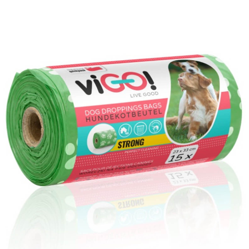 Торба за Кучешки Изпражнения VIGO! Premium 15бр 1