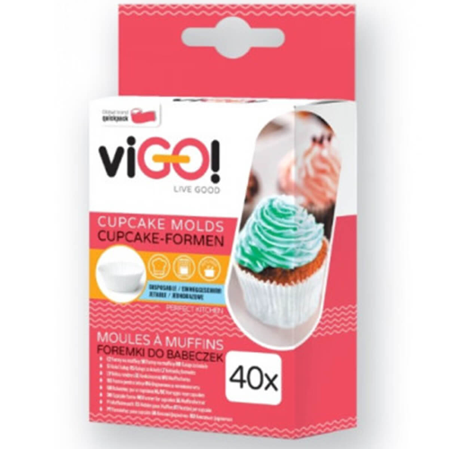 Хартиени Форми за Кексчета VIGO! Standard 40бр 1