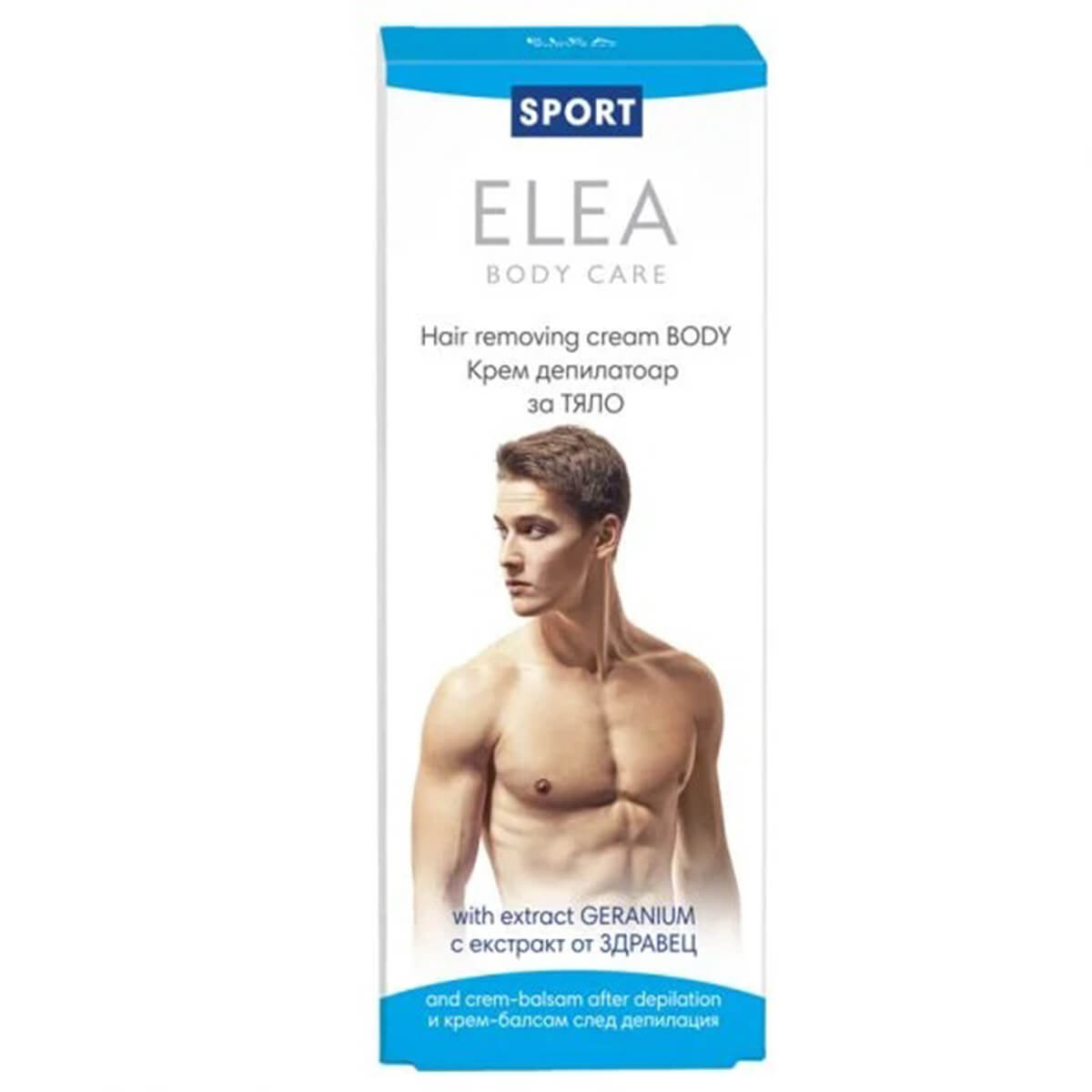 Крем Депилатоар ELEA Спорт за Мъже 150гр + 15гр Балсам 1