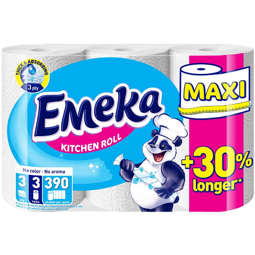 Кухненска Ролка ЕМЕКА MAXI White 3бр 1