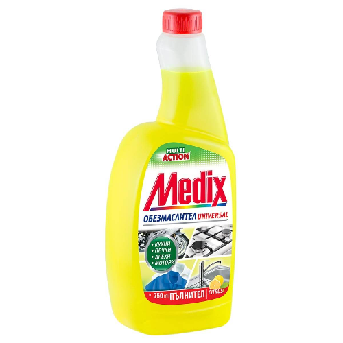 Обезмаслител Пълнител MEDIX 750мл Жълт 1
