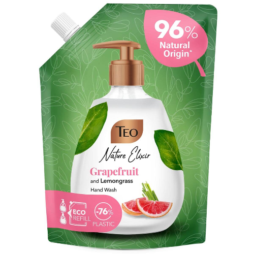 Течен Сапун Пълнител TEO NATURE ELIXIR Grapefruit 500мл 1