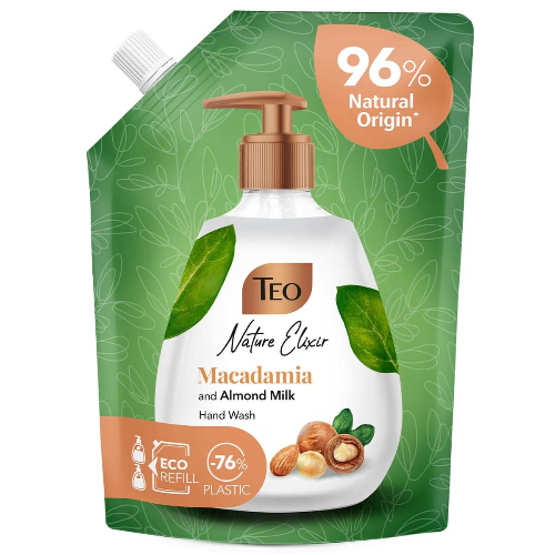 Течен Сапун Пълнител TEO NATURE ELIXIR Macadamia 500мл 1