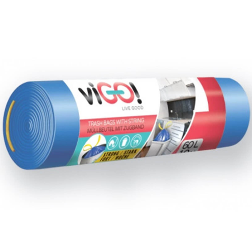 Торби за Смет VIGO! Standard Blue 60л с Връзка HD 10бр 1