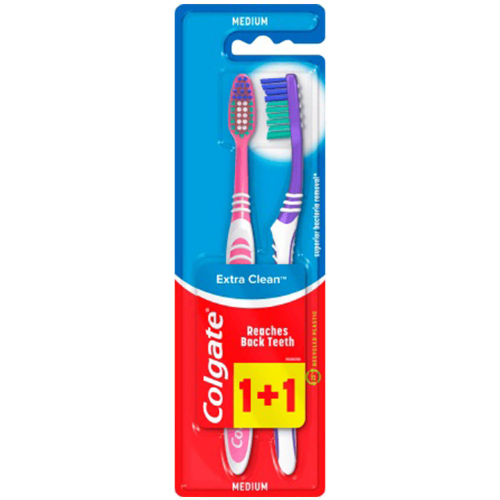 Четка за Зъби COLGATE Extra Clean Medium 2бр 1