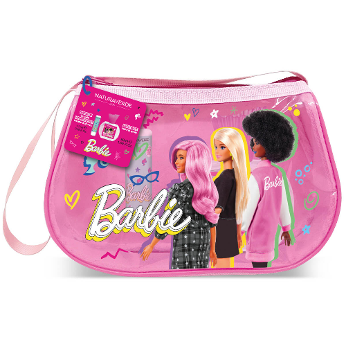 Детски Комплект NATURAVERDE BARBIE Чантичка (Парфюм 50мл, Балсам за Устни 7,5мл) 1
