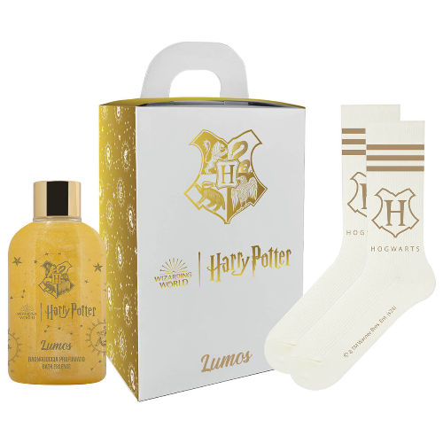 Комплект HARRY POTTER LUMOS Душ Гел 300мл и Hogwarts Чорапи 1