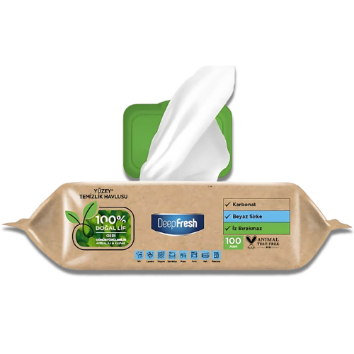 Мокри Кърпички DEEP FRESH Биоразградими 100бр 1