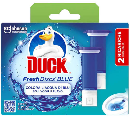 Тоалетно Пате DUCK Свеж Диск Пълнител Blue 2х36мл 1