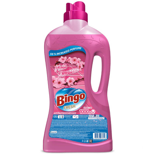 Препарат за Под BINGO Fresh Pink Dreams 1л 1