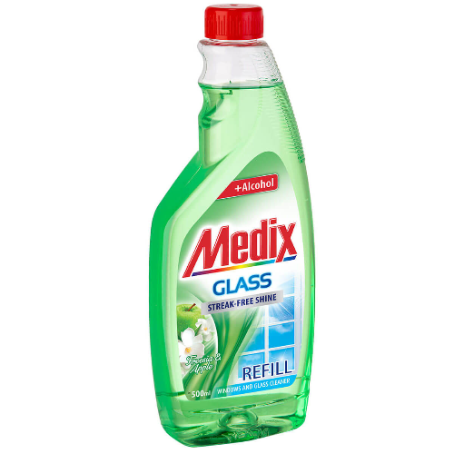 Препарат за Стъкло Пълнител MEDIX Glass Freesia & Apple 500мл 1