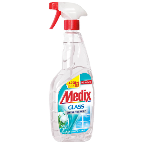 Препарат за Стъкло Помпа MEDIX Glass Cotton Breeze 750мл