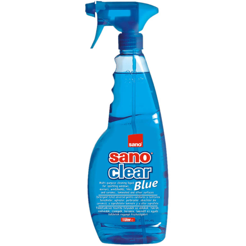 Препарат за Стъкло SANO Clear Blue 1л 1