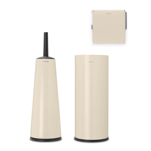Комплект Аксесоари за Тоалетна BRABANTIA ReNew Soft Beige, 3 части 1