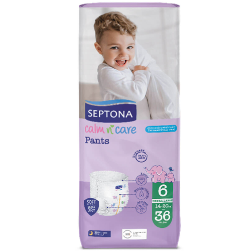 Пелени Гащички SEPTONA EXTRA LARGE 6 (14-20кг) 36бр 1