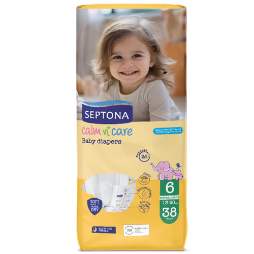 Пелени SEPTONA EXTRA LARGE 6 (13-20кг) 38бр