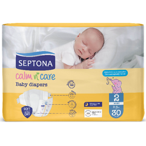 Пелени SEPTONA MINI 2 (3-6кг) 30бр 1