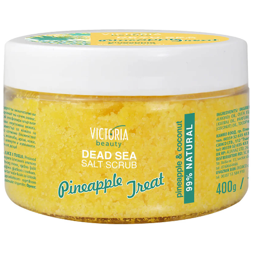 Скраб за Лице и Тяло VICTORIA BEAUTY Dead Sea Ананас 400гр 1