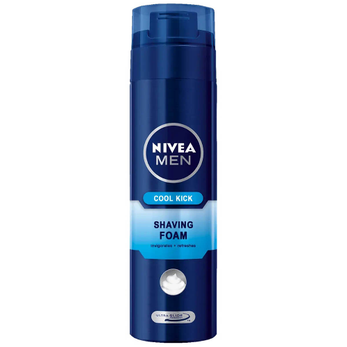 Пяна за Бръснене NIVEA MEN Cool Kick 200мл Бяла Тъмно Син 1