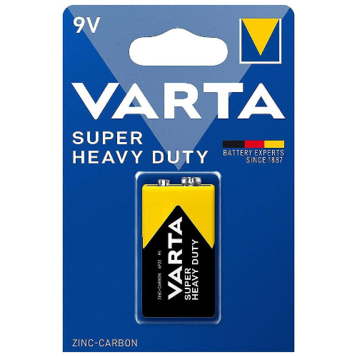 Цинкова Батерия VARTA Super Heavy Duty 9V 1